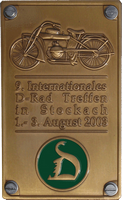 D-Rad Treffen 2003 Plakette